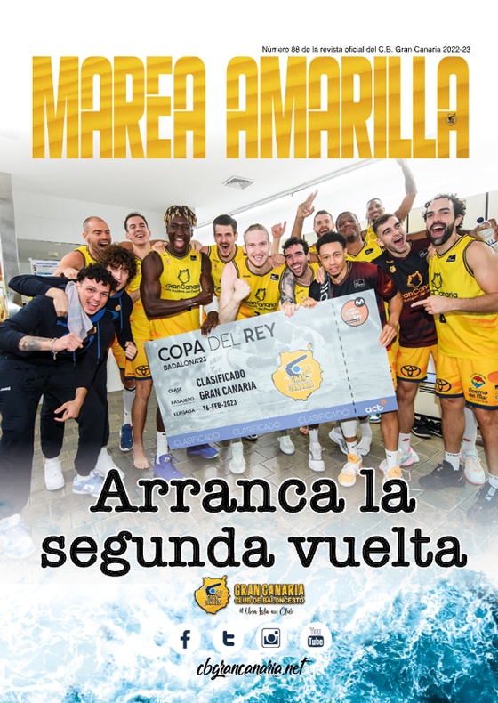 Revista Marea Amarilla - Número 88 - Temporada 2022-2023 - Club Baloncesto Gran Canaria
