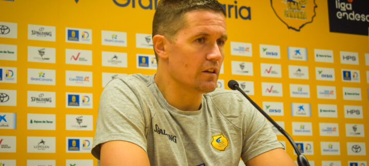 Jaka Lakovic en rueda de prensa sobre el partido contra BAXI Manresa.