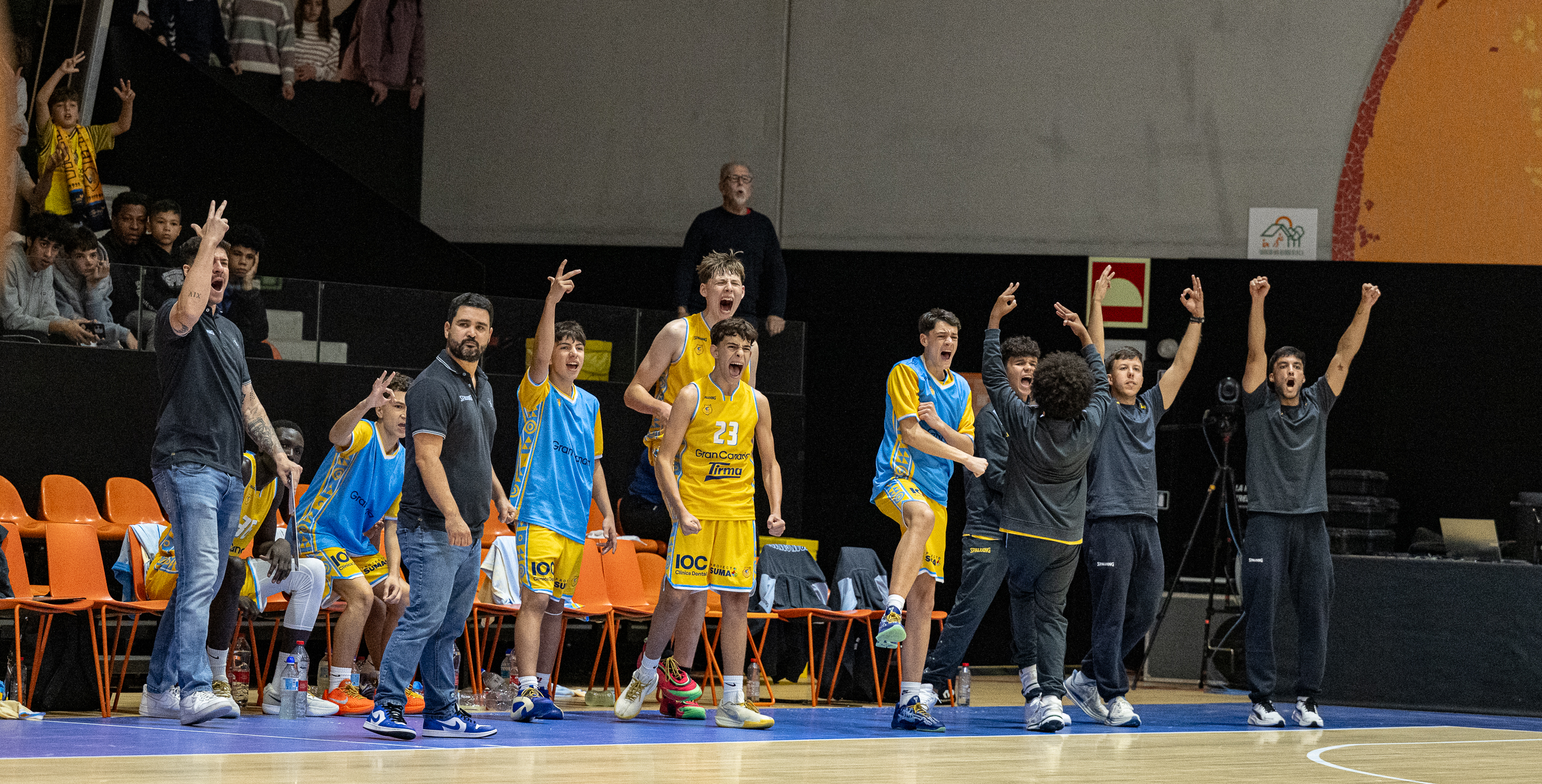 Un jugador del infantil de la Minicopa Endesa en la fase previa de noviembre de 2025