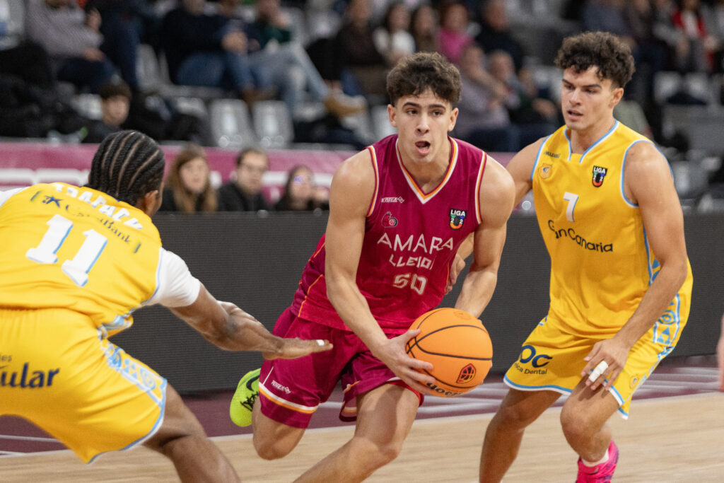 Foto del Gran Canaria U22 ante Amara Lleida. 