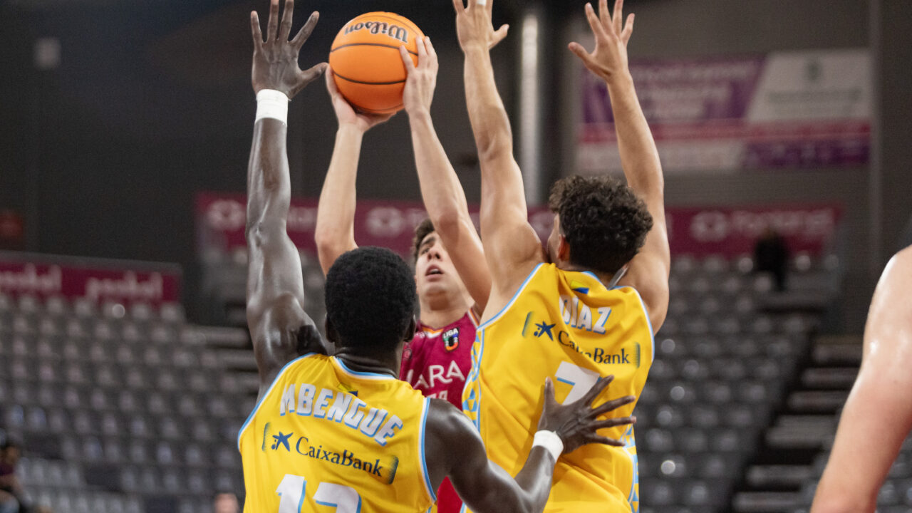 Foto del Gran Canaria U22 ante Amara Lleida.