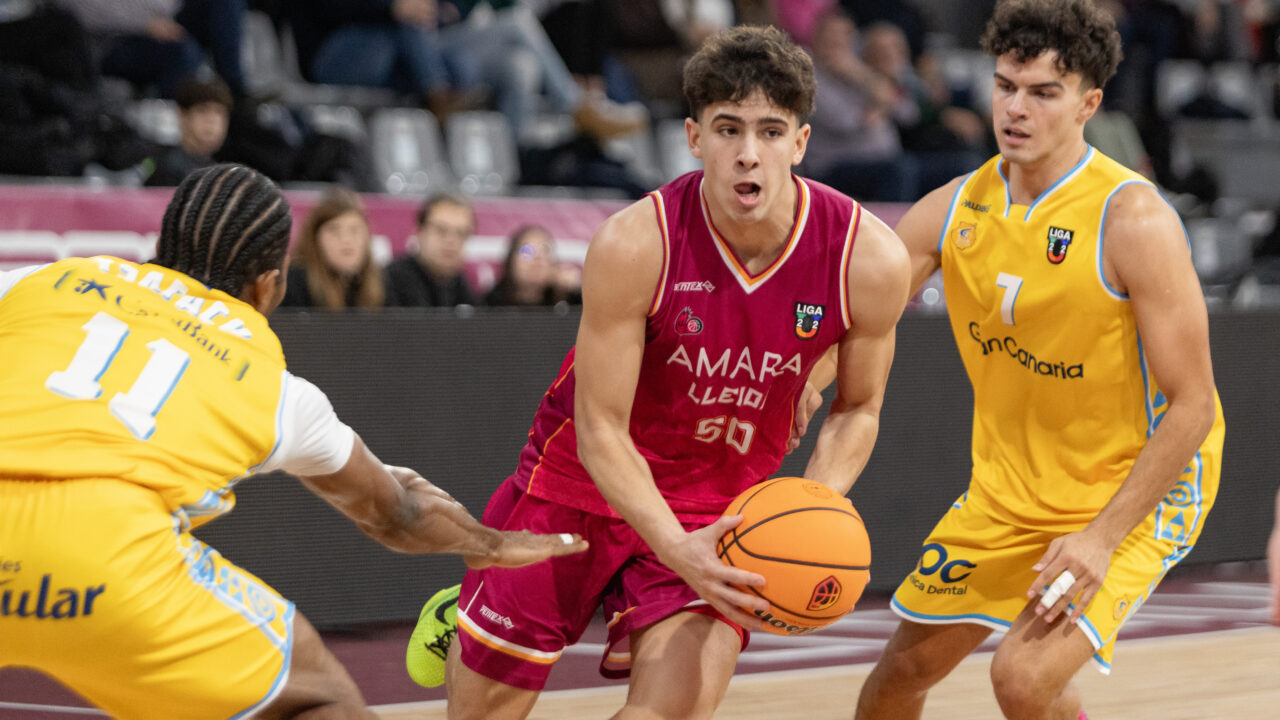 Foto del Gran Canaria U22 ante Amara Lleida.