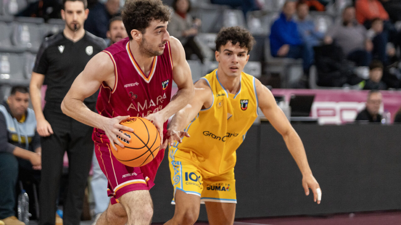 Foto del Gran Canaria U22 ante Amara Lleida.
