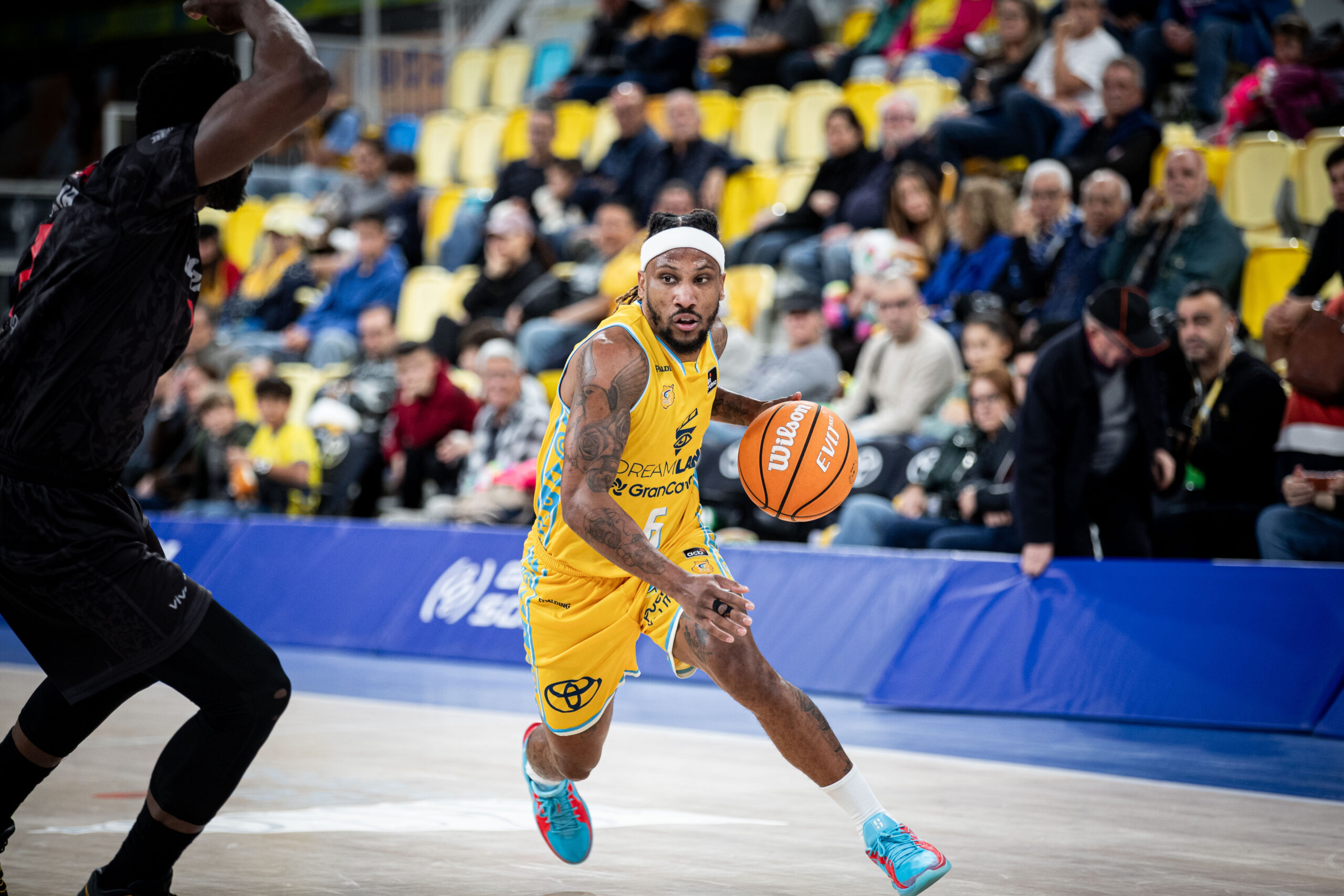 Andrew Albicy, en acción de ataque.