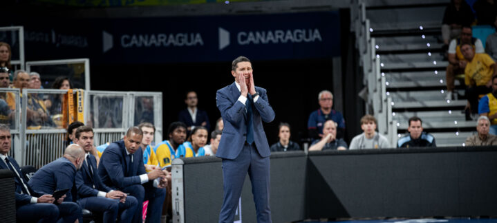 Imagen del partido ante Río Breogán.