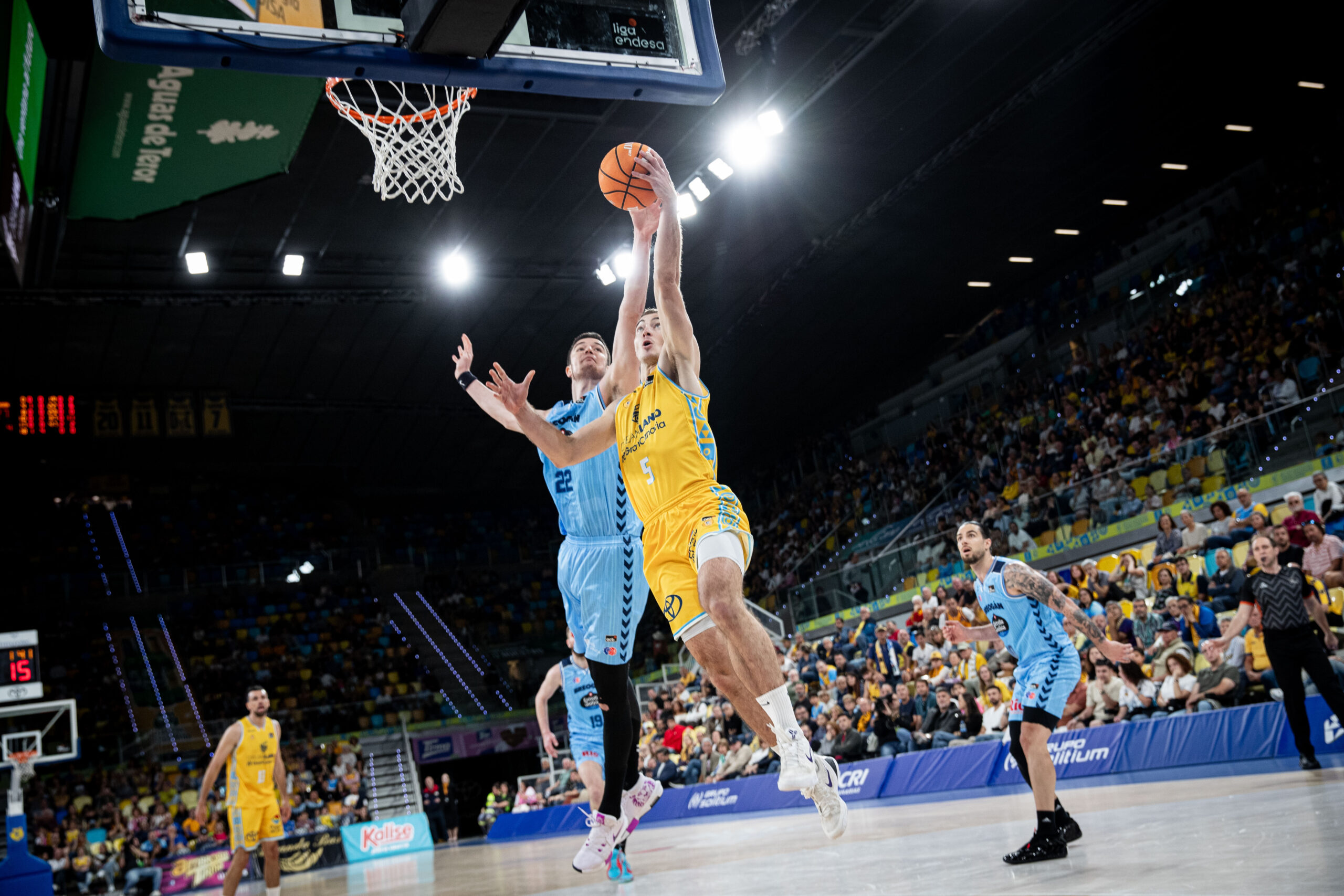 Imagen del partido ante Río Breogán.