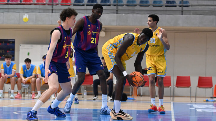 Imagen del Gran Canaria ante el Barça en Liga U