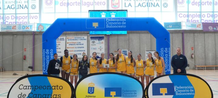 Las chicas, subcampeonas de Canarias júnior
