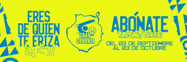 Campaña nuevos abonados temporada 2025/2026 - Club Baloncesto Gran Canaria