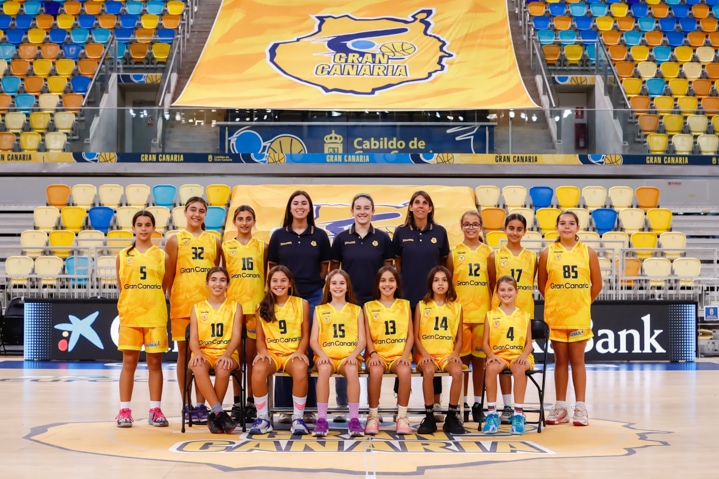 Gran Canaria Claret Minibasket Femenino Amarillo