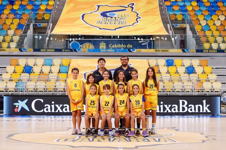 Gran Canaria Claret Preminibasket Femenino Amarillo