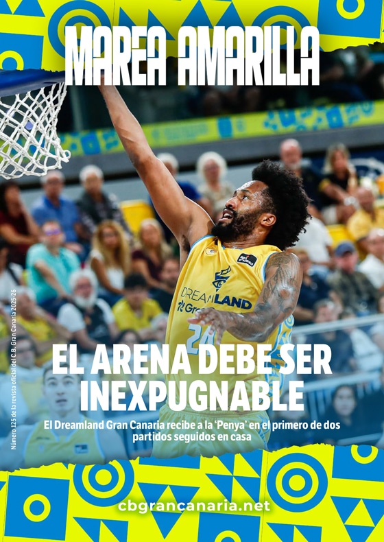 Revista Marea Amarilla - Número 125 - Temporada 2025-2026 - Club Baloncesto Gran Canaria