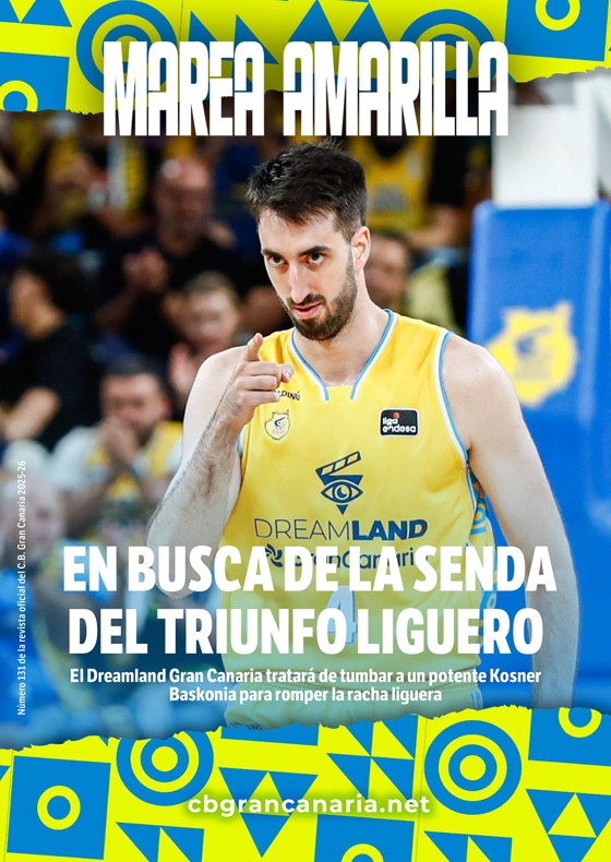 Revista Marea Amarilla - Número 131 - Temporada 2025-2026 - Club Baloncesto Gran Canaria
