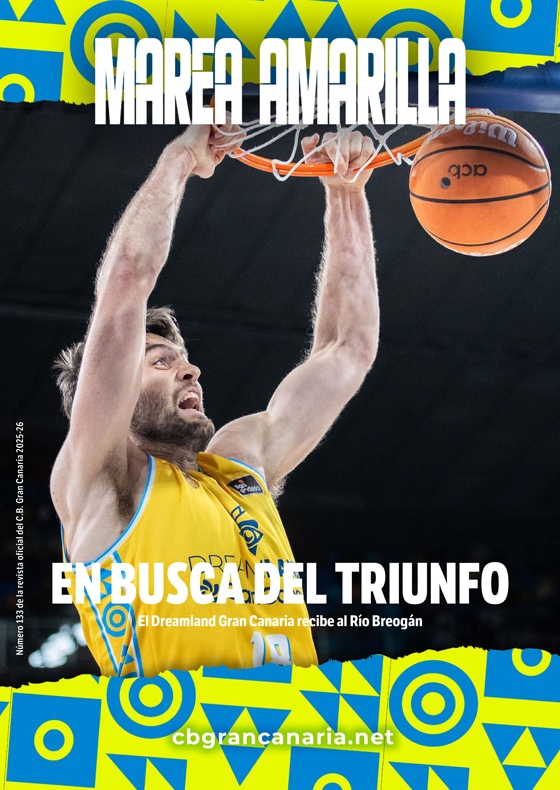 Portada del número 133 de la Revista Marea Amarilla, temporada 2025-2026