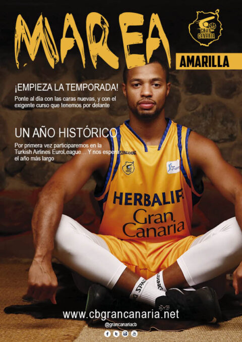 Portada del número 28 de la Revista Marea Amarilla, temporada 2018-2019