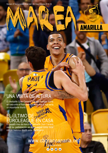 Portada del número 37 de la Revista Marea Amarilla, temporada 2018-2019