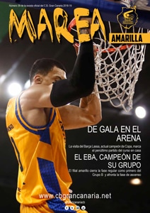 Portada del número 39 de la Revista Marea Amarilla, temporada 2018-2019