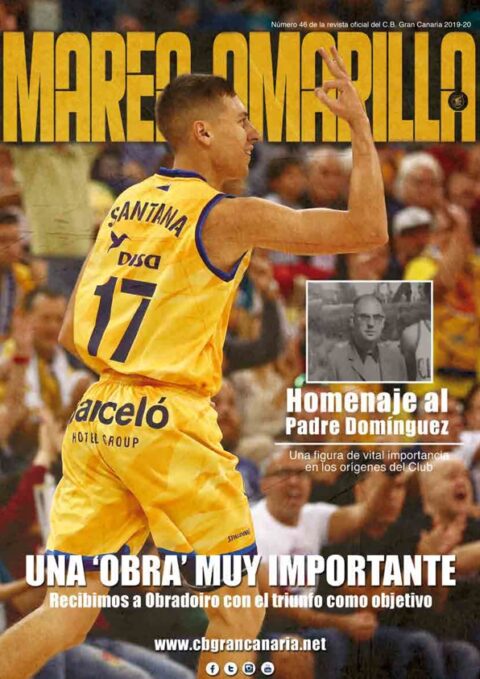 Portada del número 46 de la Revista Marea Amarilla, temporada 2019-2020