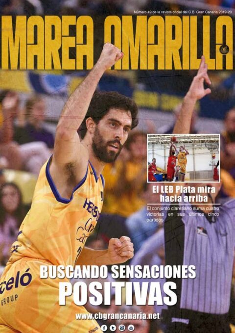 Portada del número 49 de la Revista Marea Amarilla, temporada 2019-2020