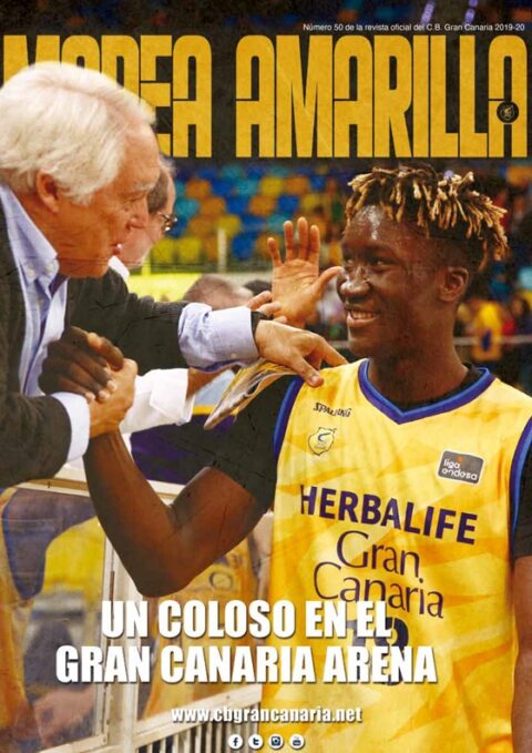 Portada del número 50 de la Revista Marea Amarilla, temporada 2019-2020