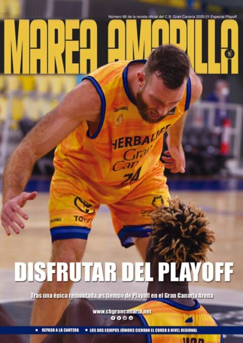 Portada del número 66 de la Revista Marea Amarilla, temporada 2020-2021