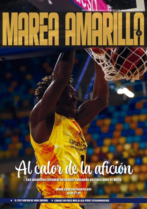 Portada del número 69 de la Revista Marea Amarilla, temporada 2021-2022