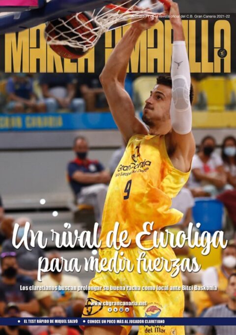 Portada del número 71 de la Revista Marea Amarilla, temporada 2021-2022