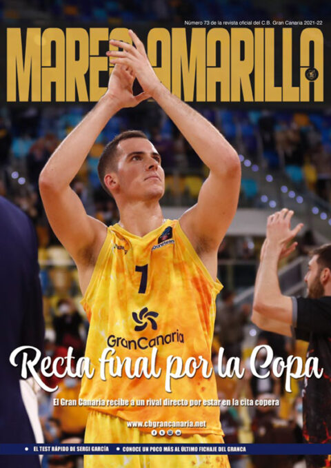 Portada del número 73 de la Revista Marea Amarilla, temporada 2021-2022