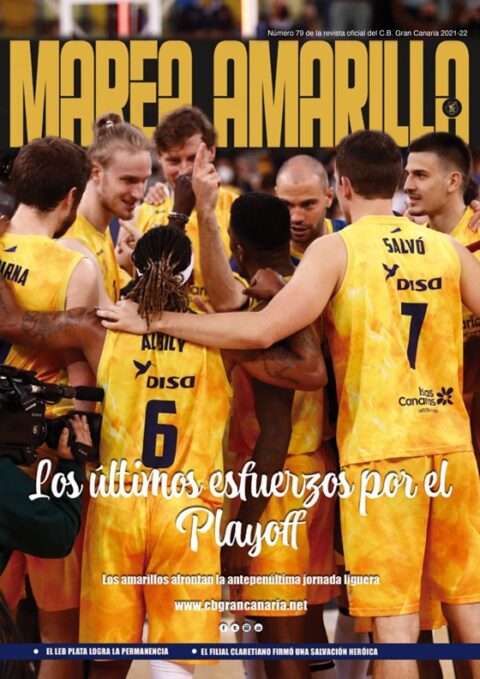 Portada del número 79 de la Revista Marea Amarilla, temporada 2021-2022