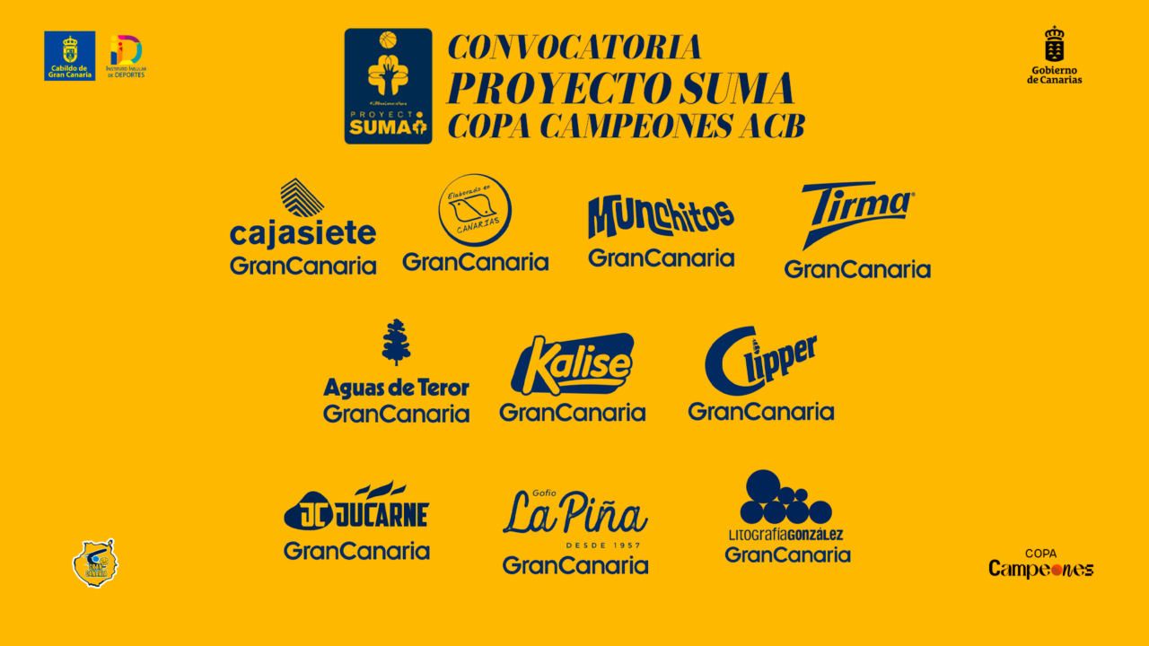 Empresas patrocinadoras del equipo Proyecto Suma en la Copa Campeones